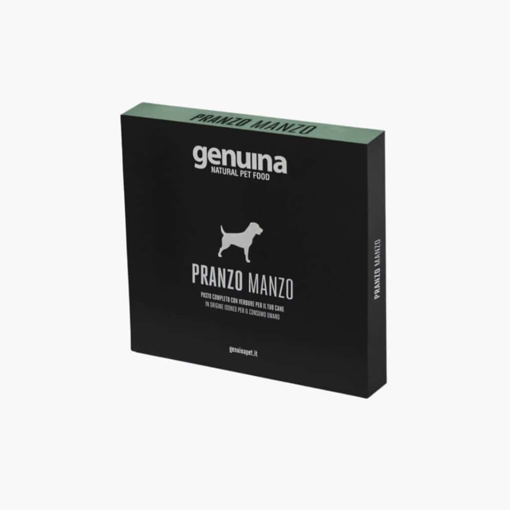 Pranzo Manzo, nourriture humide pour chiens au boeuf