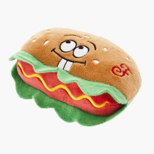 Hamburger dog toy