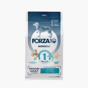 Forza 10 Medium Adult Dog Diet Dry Food with Fish, 1.5kg