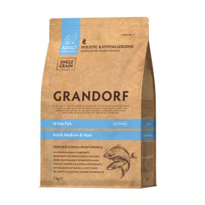 Grandorf Adult White Fish dry food for Medium & Maxi Breeds