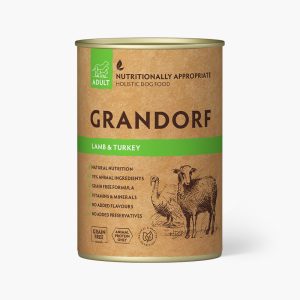 Grandorf Lamb & Turkey wet food for adult dogs