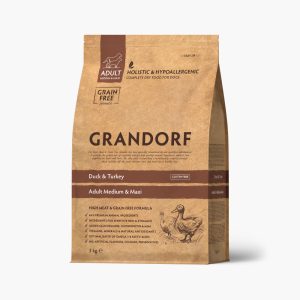 Grandorf Adult Duck & Turkey dry food for Medium and Maxi Breeds