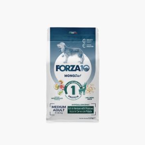 Croquettes pour chiens adultes Forza 10 Medium Venison & Potato, 1.5kg