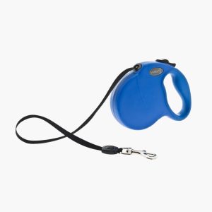 Ferribiella, Retractable tape leash blue 3 & 5 m