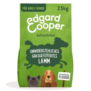 Croquettes pour chiens adultes à l’agneau Edgard Cooper, 2,5 et 7 kg