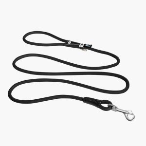 Curli Stretch Comfort Leash, black