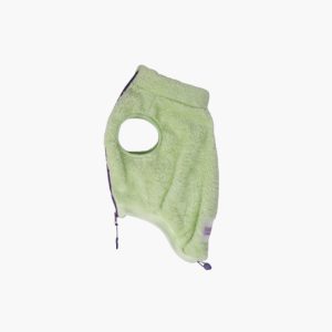 Sherpa Fleece Dog Vest, lime