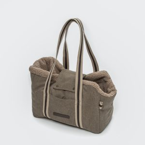 Cloud 7, Dog Carrier Lucca Canvas, sand