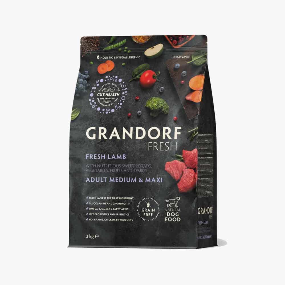 Grandorf, Adult Fresh Lamb dry food for medium & maxi breeds