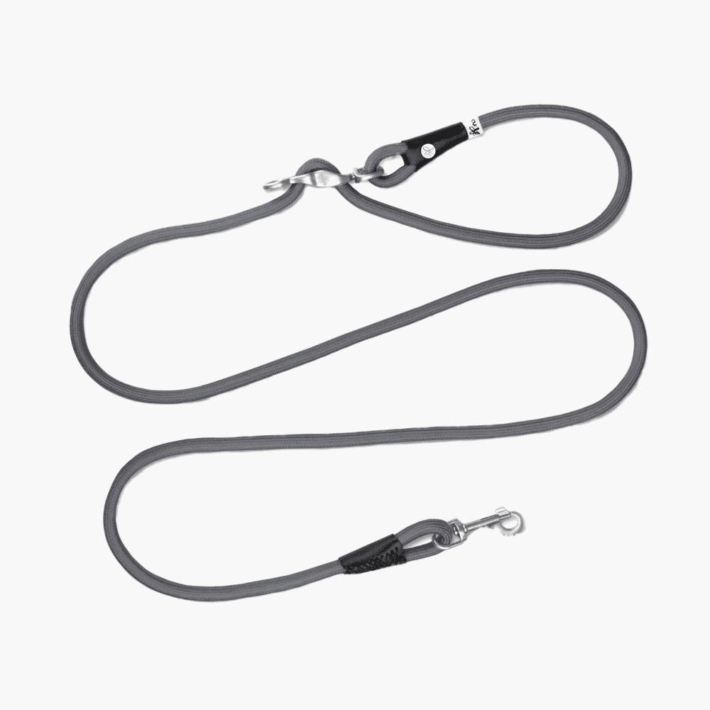 Curli Vario Comfort Leine, dunkelgrau