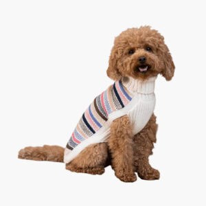 Blushline Stripe Alpaca Dog Sweater