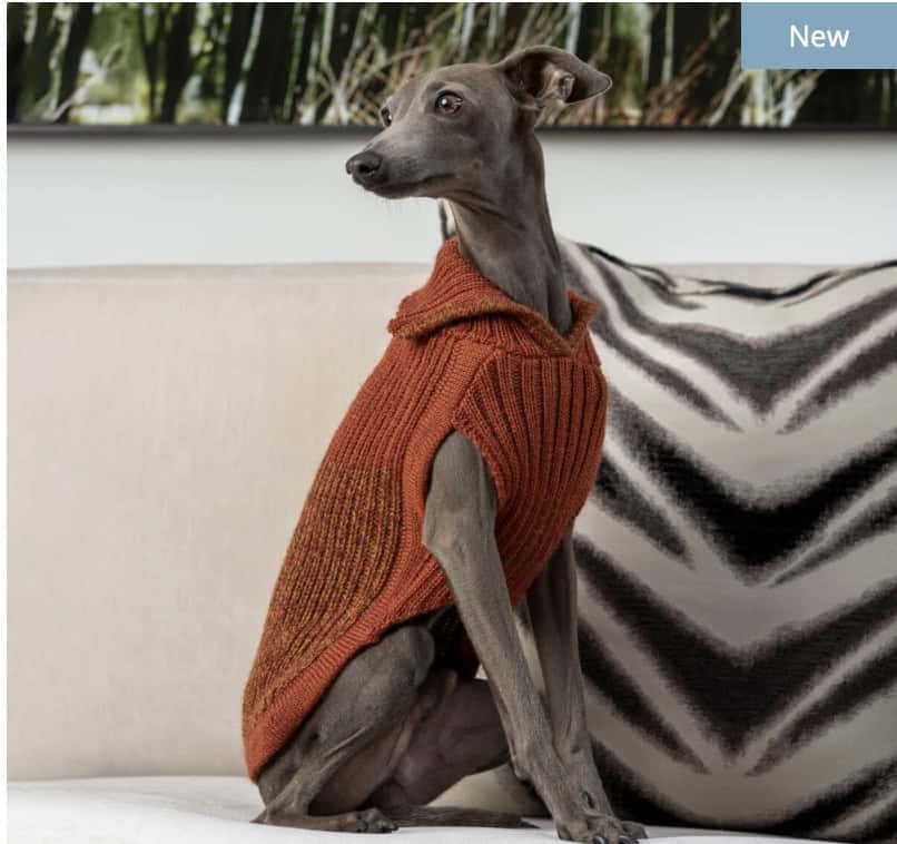 Ember Knit Alpaca Dog Sweater