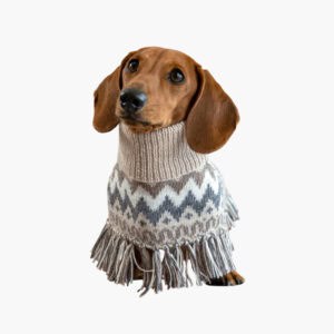 Woolly Winter Alpaca Dog Poncho