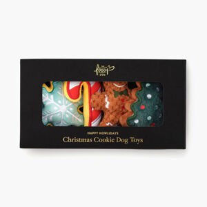 Holiday Cookie Dog Toy Gift Set