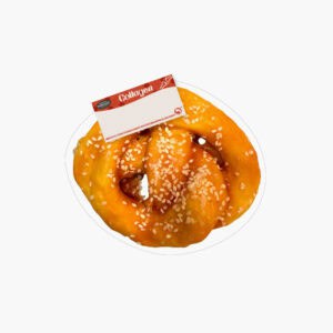 Collagen Pretzel with Chicken and Sesame