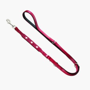 Adjustable Leash Swiss, red