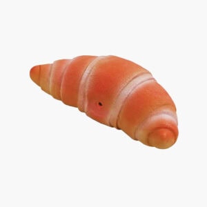 Latex Croissant Toy with Squeaker