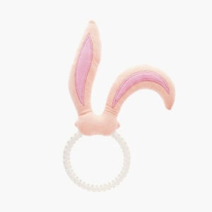 Ring with Rabbit Ears Dog Toy