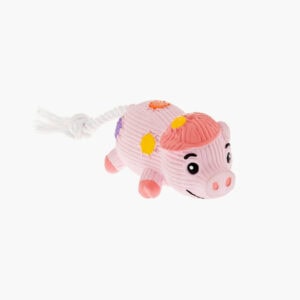 Pig Dog Toy With Velvet Effect