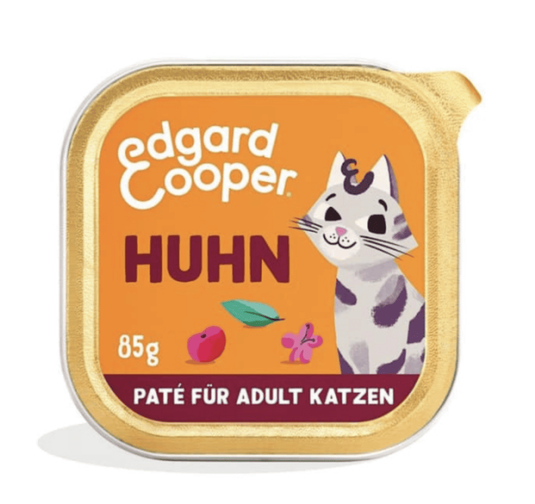 Edgard & Cooper cat food box, Chiken with cranberries