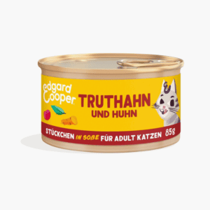 Edgard & Cooper cat food can, Turkey and Chicken