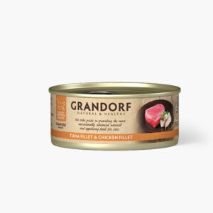 Tuna fillet with chicken breast for adult cats