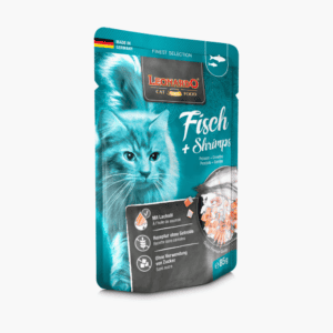 Leonardo, Fish & Shrimps cat food pouch