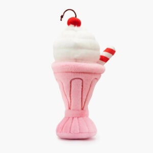 Strawberry Milkshake Interactive Snuffle Dog Toy