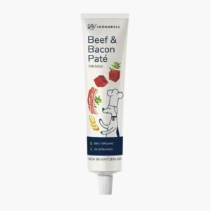 Bio-Pastete mit Rindfleisch und Speck für Hunde