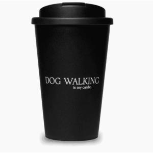 Dog Walking Is My Cardio” Coffee Mug – To Go, 350 ML