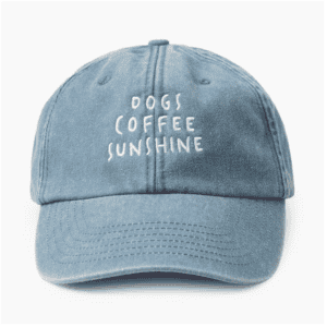 Cap Dogs Coffee Sunshine Vintage