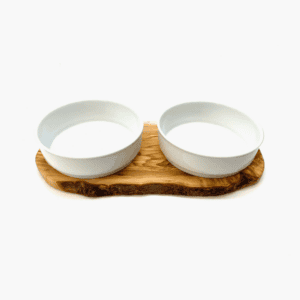 Natural Olive Wood Feeding Station