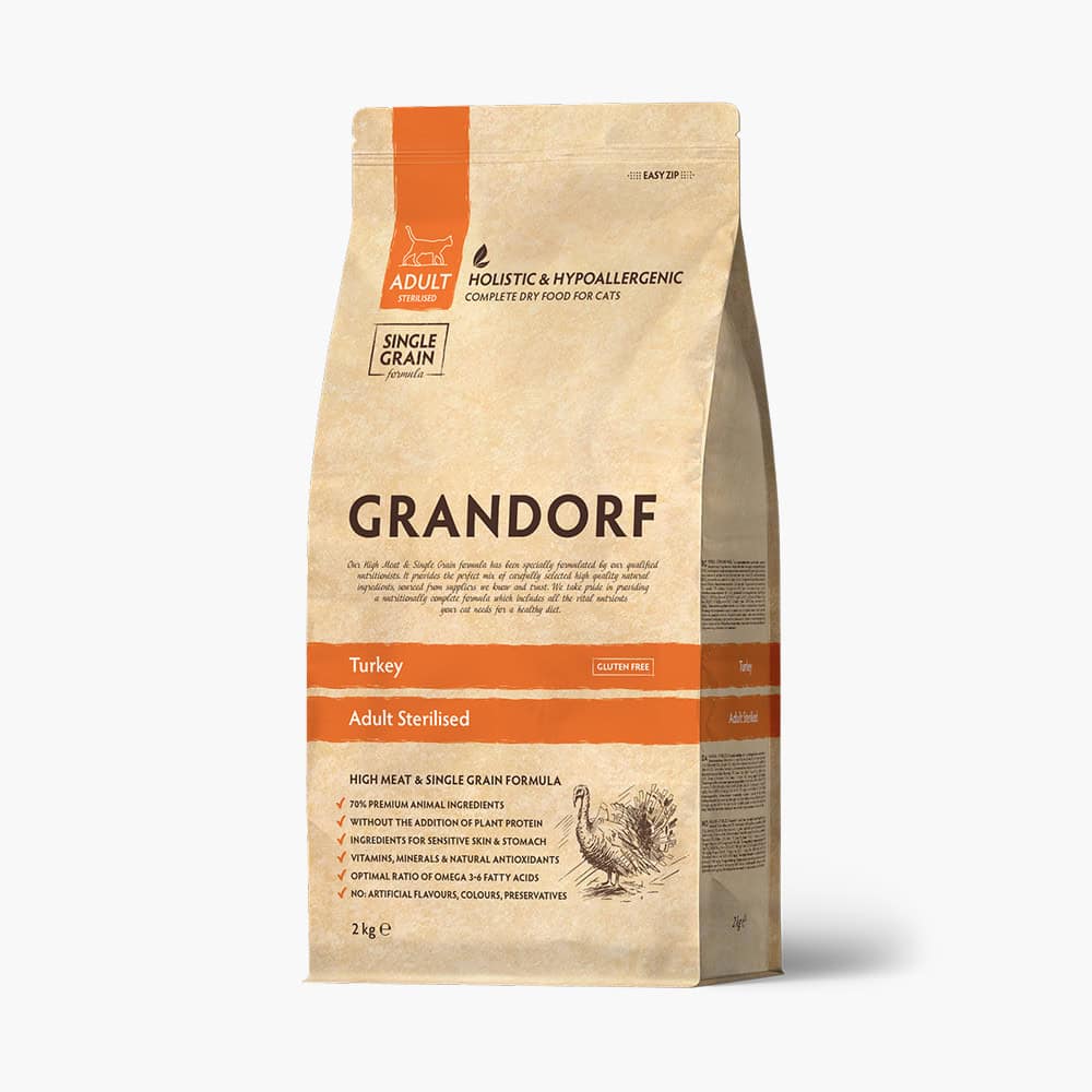 Turkey Dry Food for Adult and Sterilised Cats