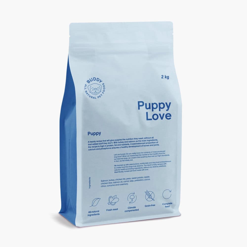 Buddy Puppy Love Turkey & Salmon Dry Dog Food