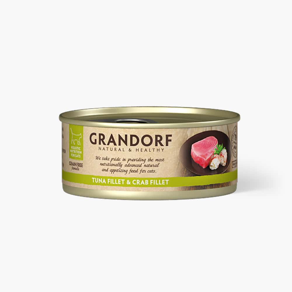 Tuna Fillet with Crab Meat Wet Cat Food for Adult Cats