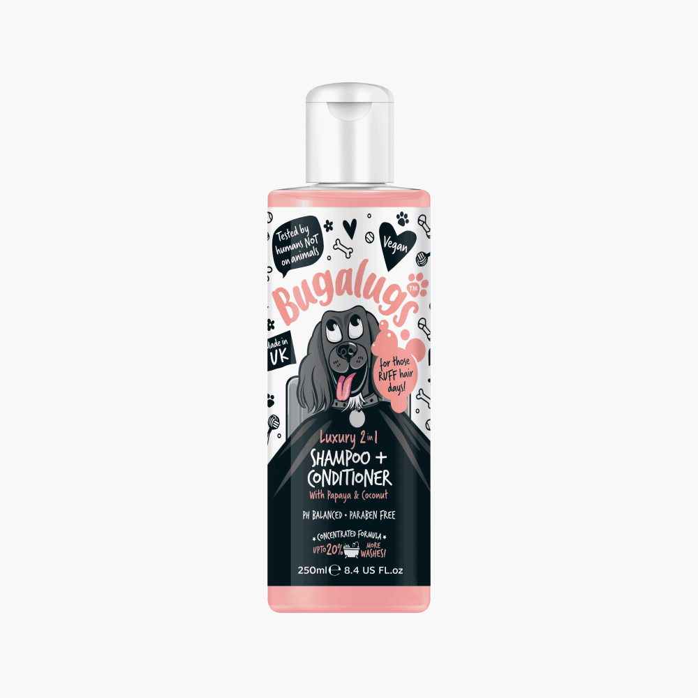 Bugalugs 2 in 1 Papaya & Coconut Dog Shampoo