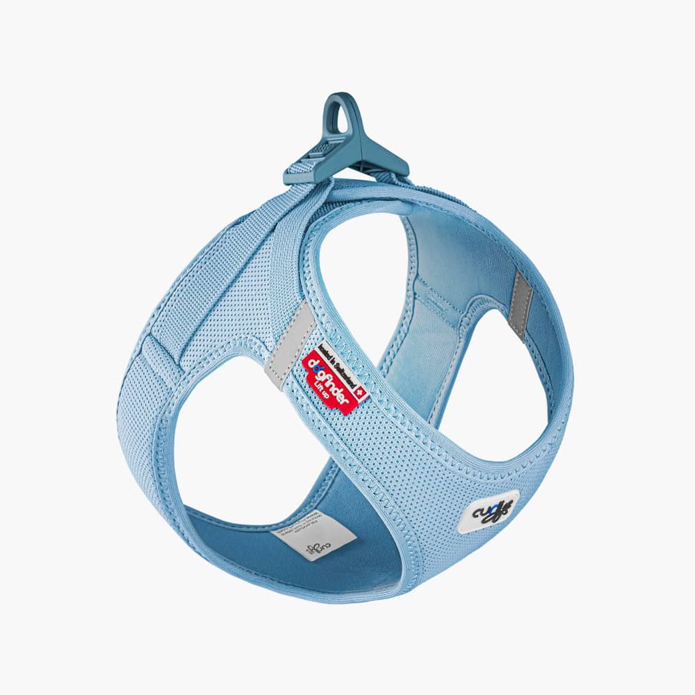 Curli Vest Harness Clasp, light blue