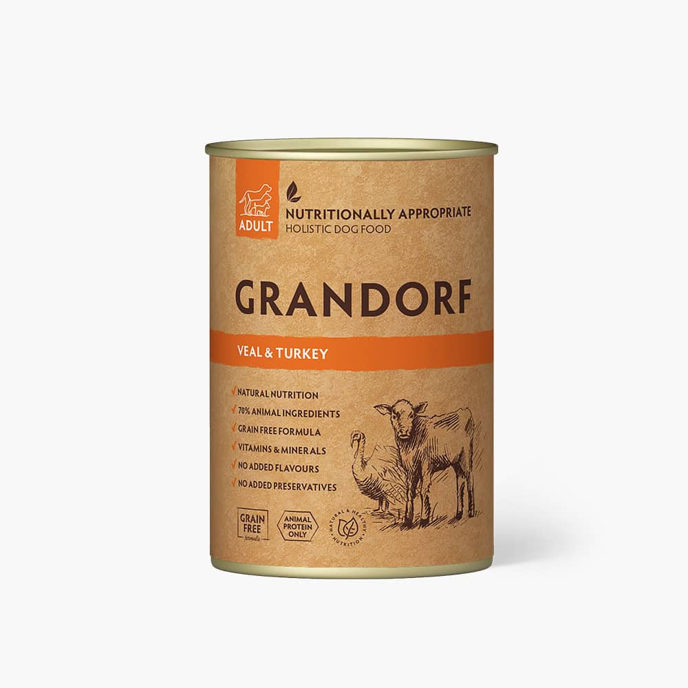 Grandorf Veal & Turkey Adult Wet Dog Food