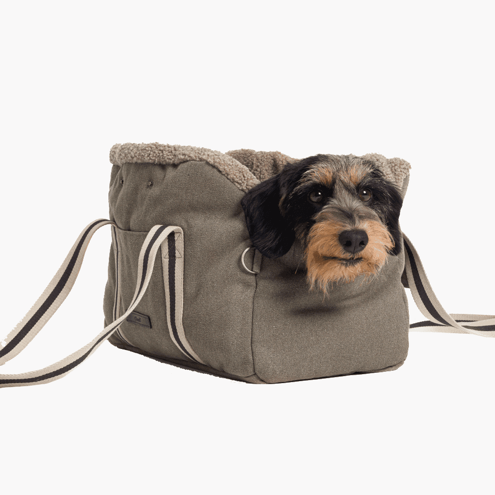 Cloud 7, Hundetasche Lucca Canvas, Sand