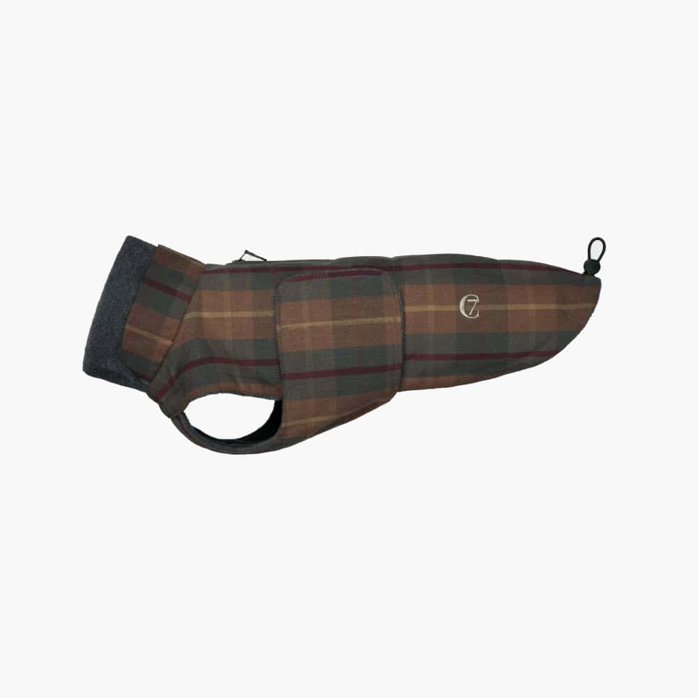 Cloud 7, Hundemantel Dackel Brooklyn Waxed Tartan