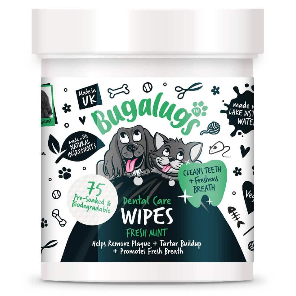 Fresh Mint Dental Care Wipes for Dogs & Cats