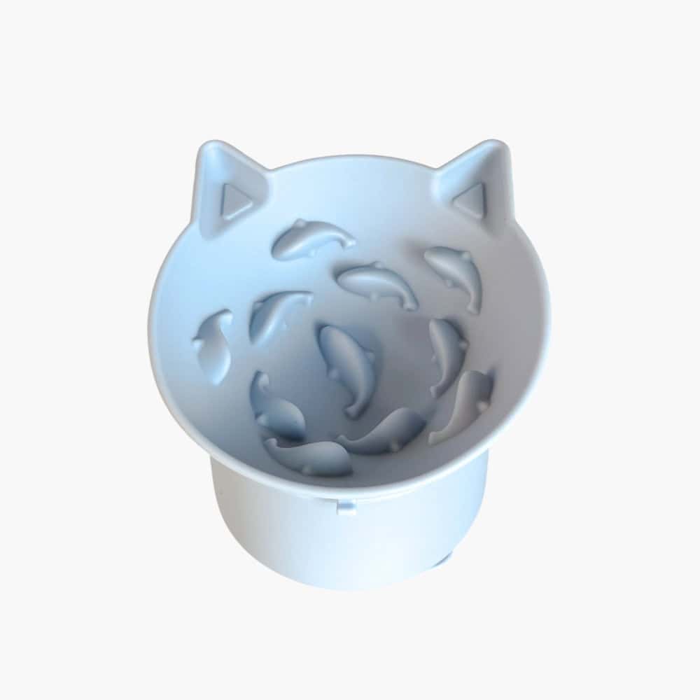 Slow Feeder Silicone Cat Bowl