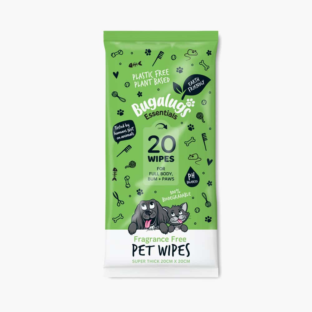 Fragrance Free Pet Travel Wipes