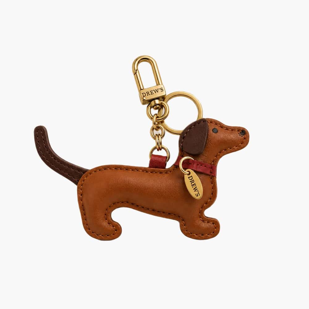 Dachshund Charm Keyring